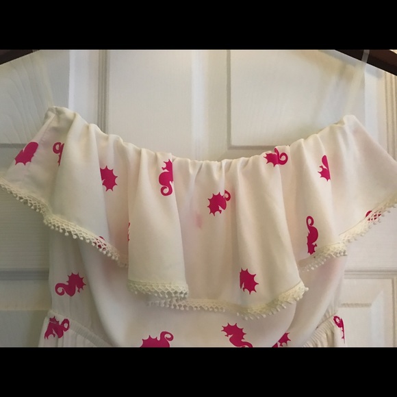 Adorable seahorse print maxi dress - Picture 2 of 2