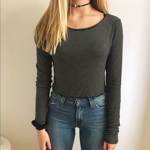striped brandy melville tee