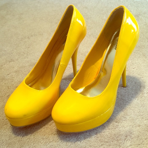 Yellow heels