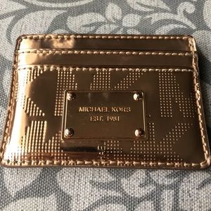 Michael Kors card holder - rose gold