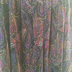 Beautiful Long Skirt Purple Sz 4 Detail is AMAZING