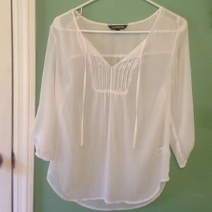 Express peasant top