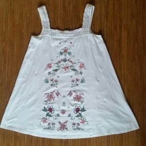 Embroidered Swing / Shift dress
