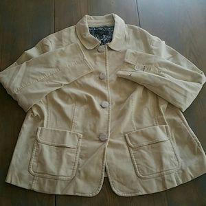 FINAL PRICE!!! Talbots Corduroy  blazer size 16