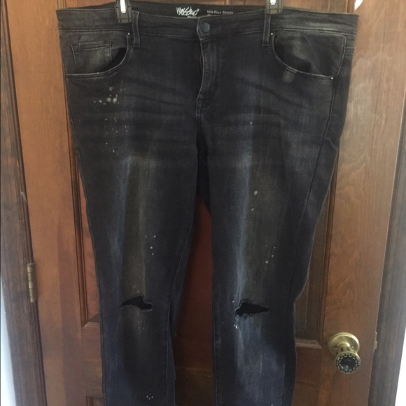 Mossimo destructed jeans