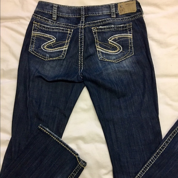 Silver Dark Wash Jeans