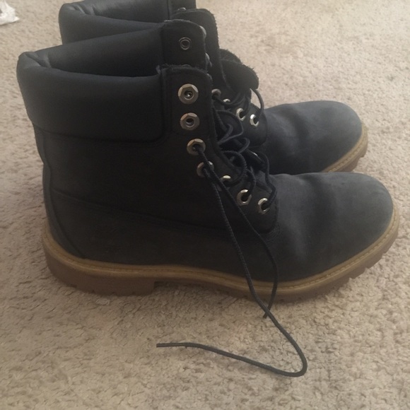 navy blue suede timberland boots