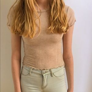 soft nude tee