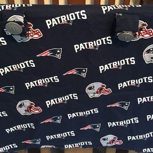 Car seat cover canopy New England Patriots