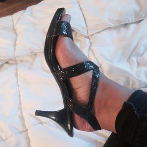 Strappy Sparkly Heels