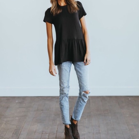 Drop waist / peplum top