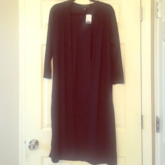 NWT Forever 21+ knit, open front cardigan - PLUS