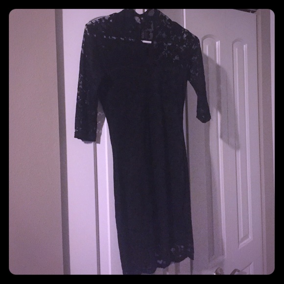 Little black lace dress!