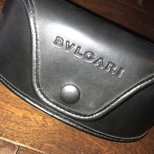 Black BVLGARI Sunglasses