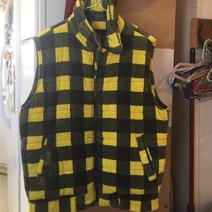 Men's Plaid Vest