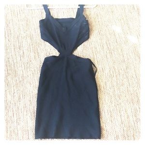 BCBG cutout bandage dress