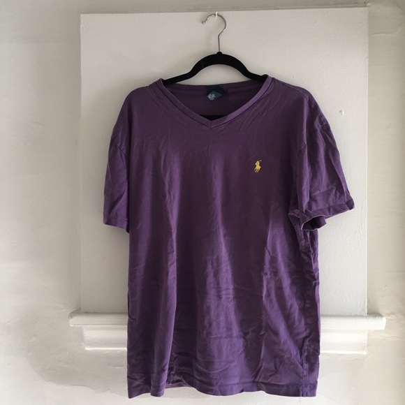 Polo by Ralph Lauren Purple V Neck