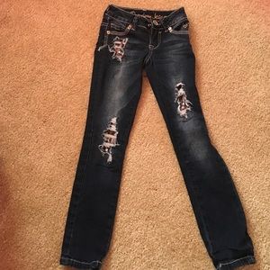 Justice jeans. Size 6s