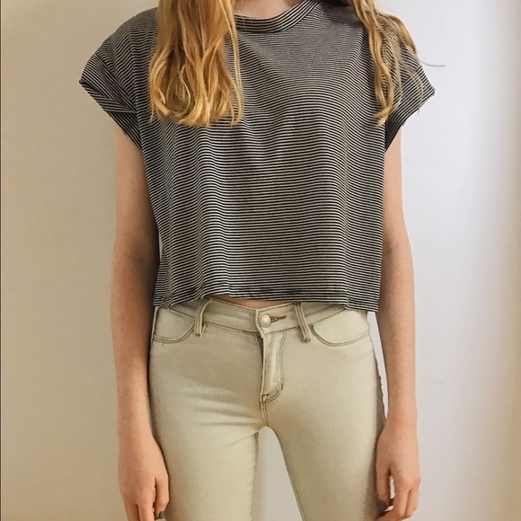stripped tee