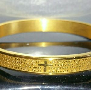 OUR LORD'S PRAYER ENGRAVED ON BOTH PIECES