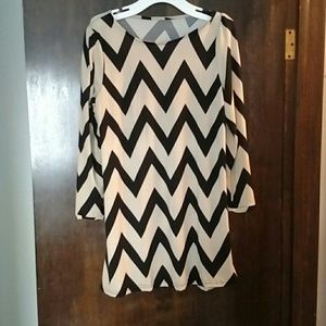 Chevron tunic