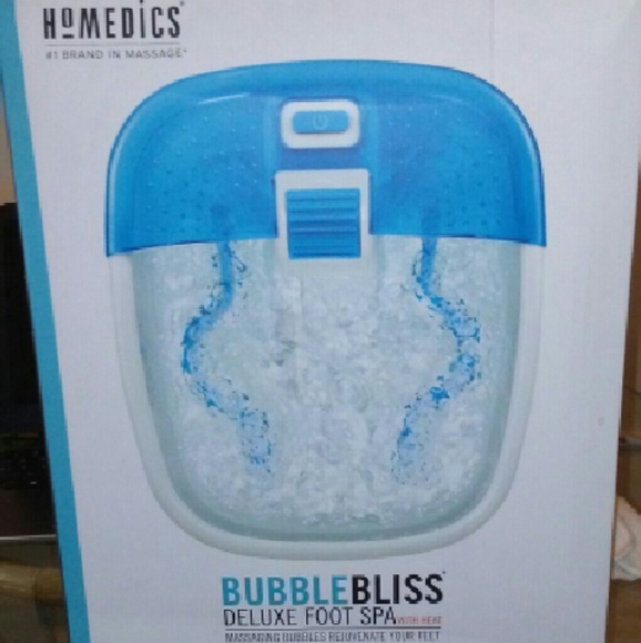 HoMedics Bubble Bliss Deluxe Foot Spa w/ Heat