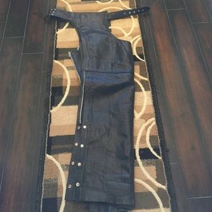 Men's 3X leather chaps