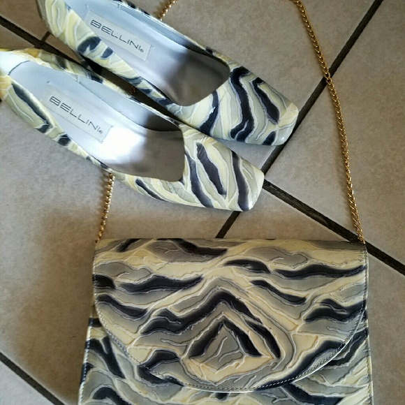 Zigzag purse and shoes