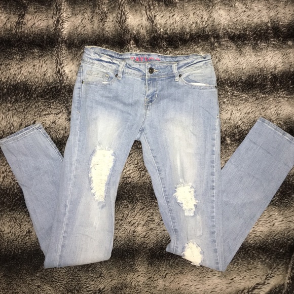 Low Rise Ripped Skinny Jeans - Picture 2 of 2