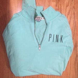 PINK zip up pullover