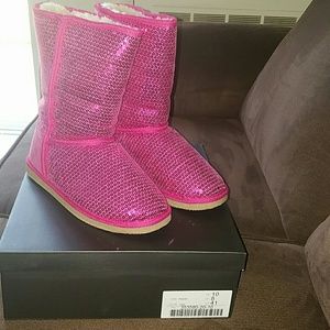 Pink Fur-Lined Boot