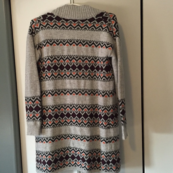 Caslon long wool blend cardigan