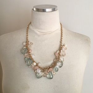 Lauren Conrad beaded statement necklace