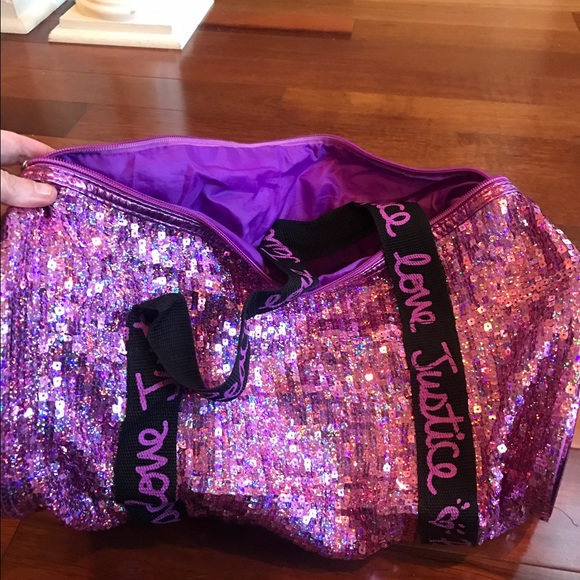 Fabulous Justice sequined overnight bag!!!!