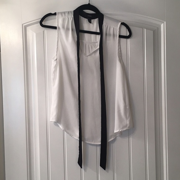 Forever 21 Tie Neck Blouse