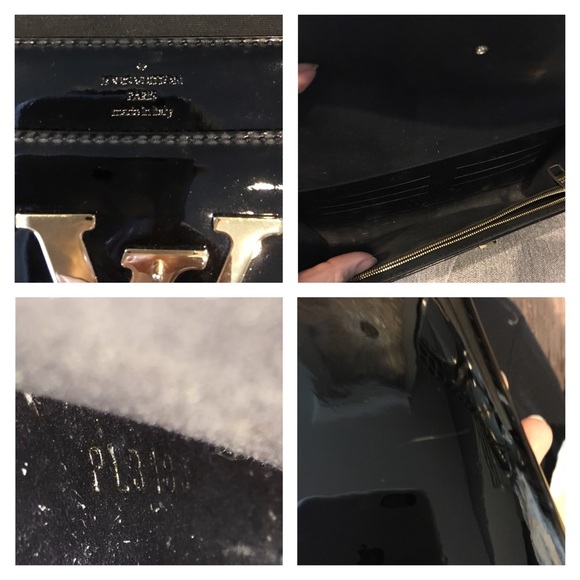 XSOLDX Louis Vuitton Black Patent Louise Clutch - Picture 3 of 4