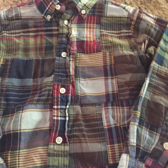 Boys button down polo