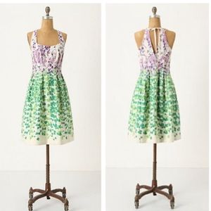 Anthropologie Maeve Wisteria halter dress