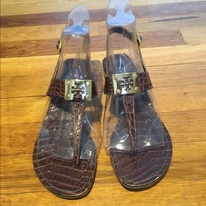 Authentic Tory Burch Leather Sandals