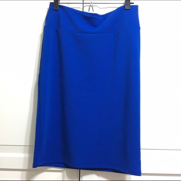 Lularoe blue Cassie pencil skirt