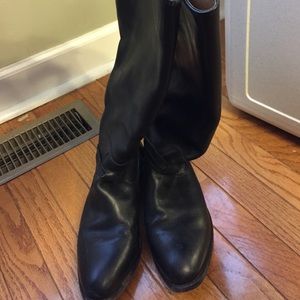 Black Frye Riding Boots