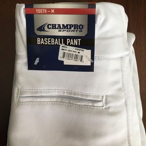 Youth baseball pant