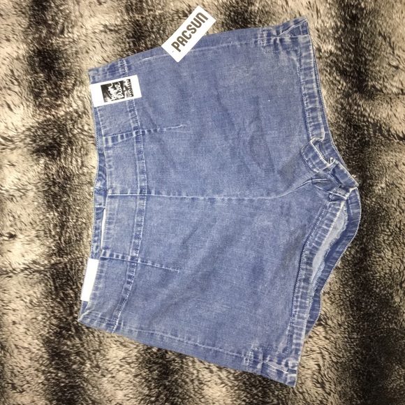 High Rise Denim Shorts - Picture 2 of 3