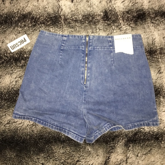 High Rise Denim Shorts - Picture 3 of 3