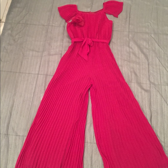 Children's age 11-12 Hot Pink Romper