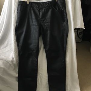 Prana black Jett waxed jeans - 14