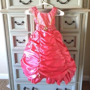 4T gorgeous princess dress & crown