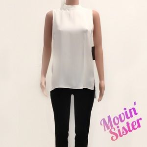 Zara Basic Collection Blouse, SZ M, White, NWT!