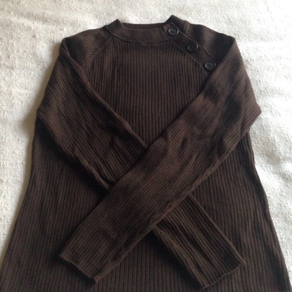 Lauren Ralph Lauren Sweaters - Brown ribbed sweater