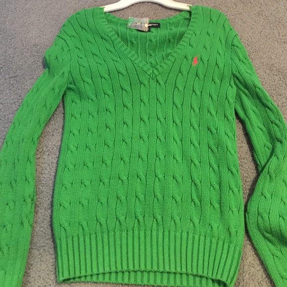 Green sweater Ralph Lauren